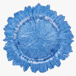 Blue glass plate
