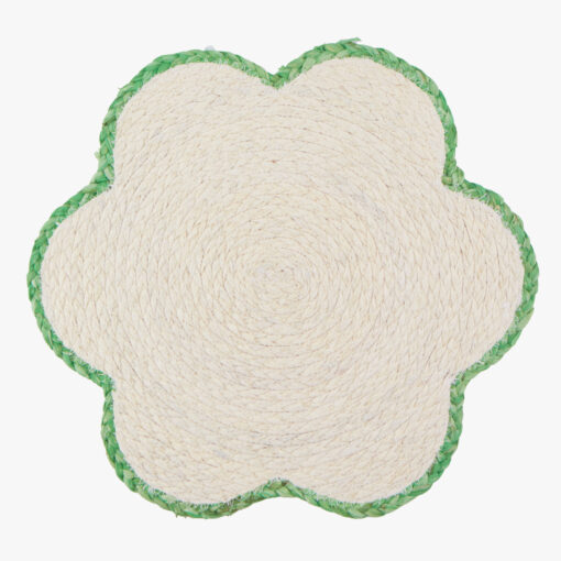 Corn husk woven placemat