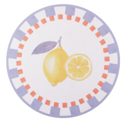 Lemon Faux Leather Placemat