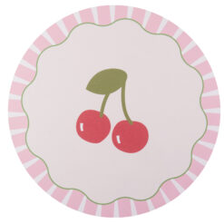 Cherry Faux Leather Placemat
