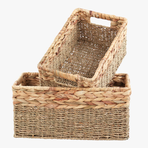 Seaweed Woven Storage Basket