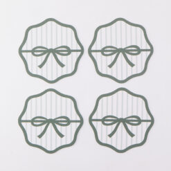 Alternative view of Faux Leather Coaster 52008