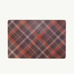 Alternative view of Reversible Autumn Plaid MDF Placemat 51167