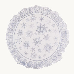 Alternative view of Christmas Snowflake PVC Placemats 52265