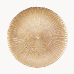 Golden Flow Glass Plate 51002