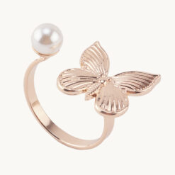 Pearl Butterfly Napkin Ring 50274