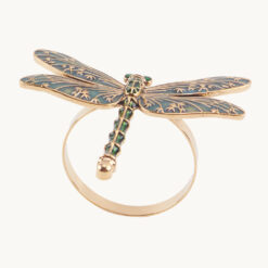Enamel Dragonfly Napkin Ring 50063