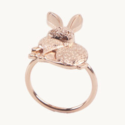 Gold Bunny Napkin Ring 50069