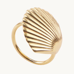 Gold Shell Napkin Ring 40107
