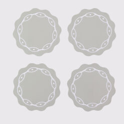 Alternative view of Faux Leather Coaster 52006