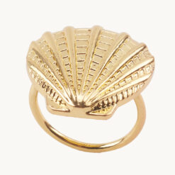 Gold Shell Napkin Ring 40319