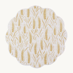 Wheat Pattern Scalloped Placemat 53469