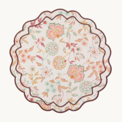 Chinese Floral Embroidered Placemat 53378