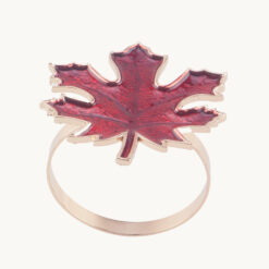Alternative view of Maple Leaf Napkin Ring 40304