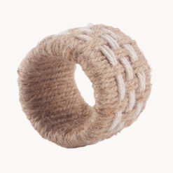 Jute Rope Weave Napkin Ring 50222