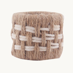 Alternative view of Jute Rope Weave Napkin Ring 50222