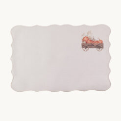 Pumpkin Cart Embroidered Placemat 53391