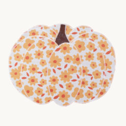 Pumpkin-Shaped Floral Placemat 53405