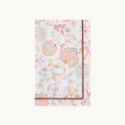 Painted Floral Embroidered Napkin 52047
