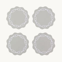 Alternative view of Faux Leather Coaster 52006