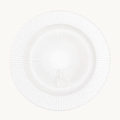 Radiating Ridge Glass Plate 58008