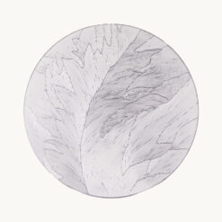 Feather Pattern Round PVC Placemat 42469