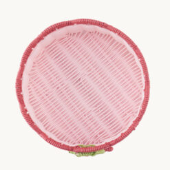 Alternative view of Cherry-Style Faux Rattan Storage Basket 52019