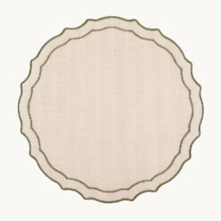 Scalloped Edge Jute Placemat 51177
