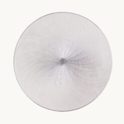 Alternative view of Radiating Line Round PVC Placemat 42465
