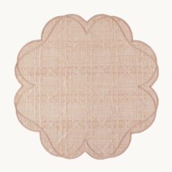 Petalled Edge Woven Texture Placemat 52163
