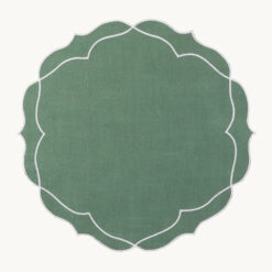 Scalloped Edge Polyester Placemat 53408