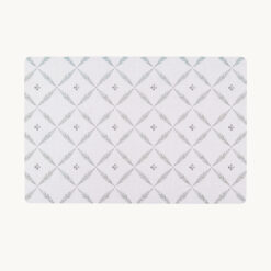 Diamond Leaf Pattern Printed PP Placemat 52204