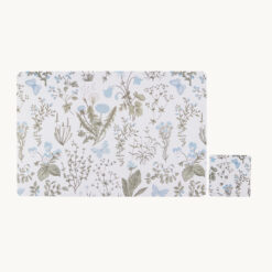 Wildflower & Butterfly Printed PP Placemat with Coaster Set 52199
