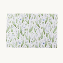 Bluebell & Leaf Pattern Textilene Placemat 55152