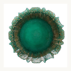 Reversible Embossed Glass Plate 58006