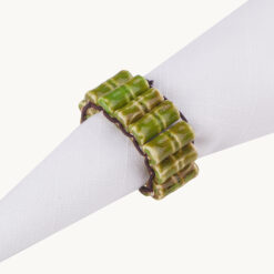 Bamboo Ceramic Napkin Ring PR50210