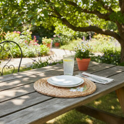 Alternative view of Embroidered Daisy Water Hyacinth Placemat 51174