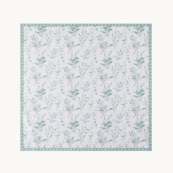 Alternative view of White Printed Leaf Pattern Napkin 52013