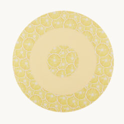 Lemon Printed Faux Leather Placemat 54376