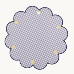 Checkered Lemon Embroidered Polyester Placemat 53463