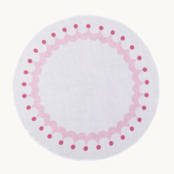 Alternative view of Polka Dot Trimmed Polyester Placemat 53402