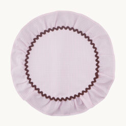 Alternative view of Checkered Ruffled Polyester Placemat 53372