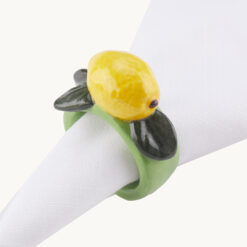 Lemon Ceramic Napkin Ring PR50191