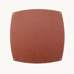 Square Studded Faux Leather Placemat 54336