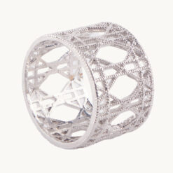 Hollow Geometric Napkin Ring 40198