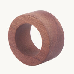 Natural Wood-Tone Minimalist Napkin Ring 50278