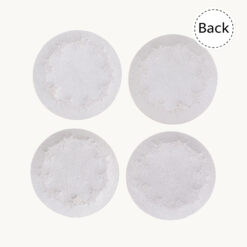 Alternative view of Double-Sided Gold & Silver Star-Moon Embossed Coasters 52009