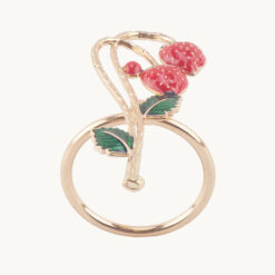 Strawberry Metal Napkin Ring 50208
