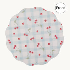 Cherry Print Reversible Faux Leather Placemat 54365