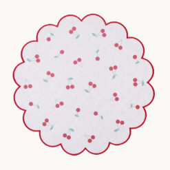 Cherry Print Polyester Placemat 53475